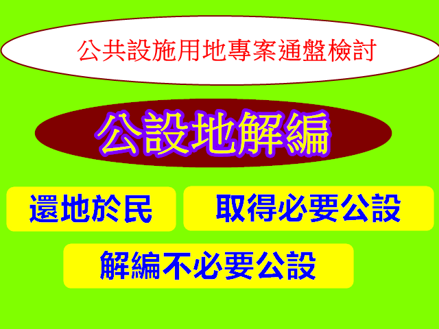 公設地解編