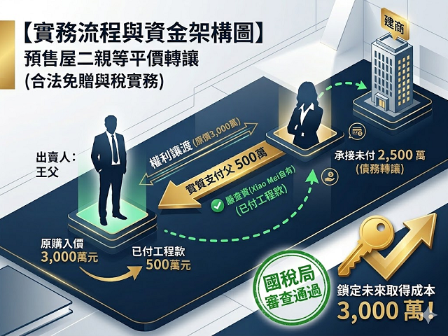 預售屋二親等平價轉讓