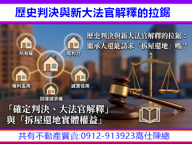 歷史判決與新大法官解釋的拉鋸